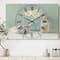 Designart Pastel Bath Farmhouse 3 Panel Wall Clock